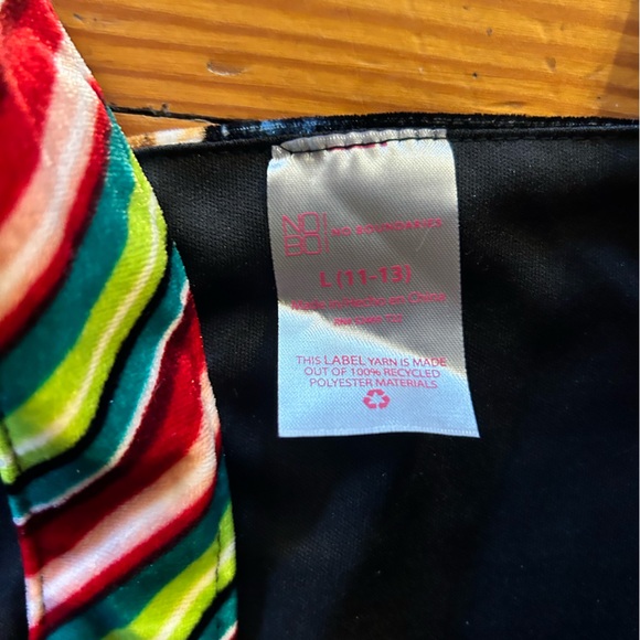 Ugly Christmas Cat with Santa Hat Jumpsuit. Size large (11-13) - Picture 4 of 5